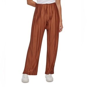 Calvin Klein Women’s Pleated Wide Leg Pants Size OX